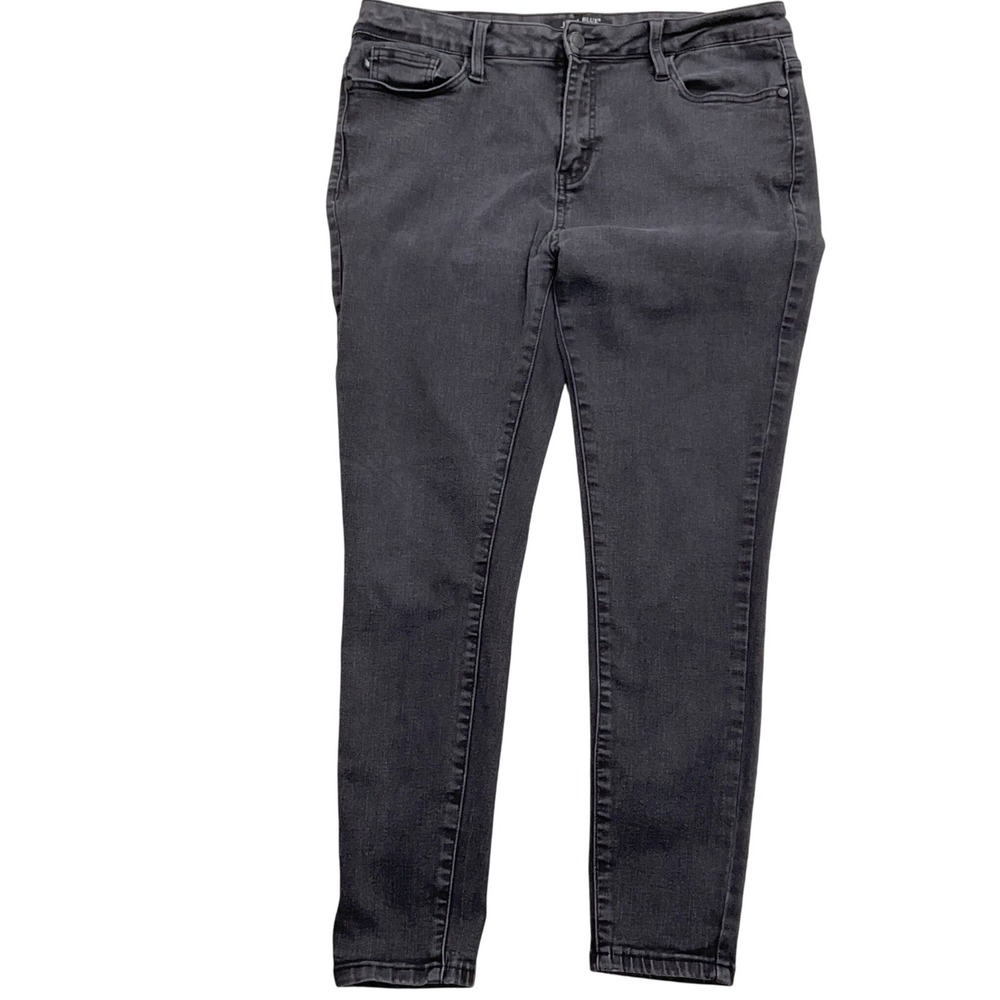 Judy Blue Jeans Women 15/32 Black High Waist Skinny Stretch Denim